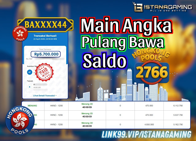 Main Malam Tenang, Rejeki Datang – Jackpot 5,7 Juta dari Togel HK