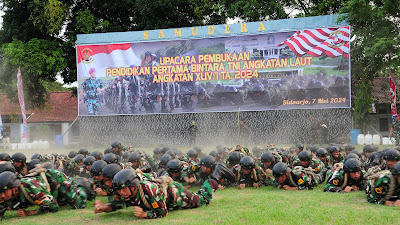 Perkuat SDM Matra Laut, Dankodiklatal Buka Pendidikan 357 Siswa Bintara TNI AL Angkatan 44/1 Tahun 2024