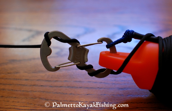 Palmetto Kayak Fishing: Quick release DIY kayak anchor system + bottle 