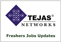 Tejas Networks Freshers Recruitment 2022 | Software Engineer | Bangalore