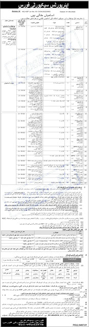 ASF New Govt Jobs in Airport Security Force of Pakistan 2022