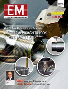 EM Efficient Manufacturing - June 2018 | TRUE PDF | Mensile | Professionisti | Tecnologia | Industria | Meccanica | Automazione
The monthly EM Efficient Manufacturing offers a threedimensional perspective on Technology, Market & Management aspects of Efficient Manufacturing, covering machine tools, cutting tools, automotive & other discrete manufacturing.
EM Efficient Manufacturing keeps its readers up-to-date with the latest industry developments and technological advances, helping them ensure efficient manufacturing practices leading to success not only on the shop-floor, but also in the market, so as to stand out with the required competitiveness and the right business approach in the rapidly evolving world of manufacturing.
EM Efficient Manufacturing comprehensive coverage spans both verticals and horizontals. From elaborate factory integration systems and CNC machines to the tiniest tools & inserts, EM Efficient Manufacturing is always at the forefront of technology, and serves to inform and educate its discerning audience of developments in various areas of manufacturing.