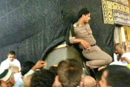 Polisi Arab sandarkan kaki di Kabah tuai kecaman