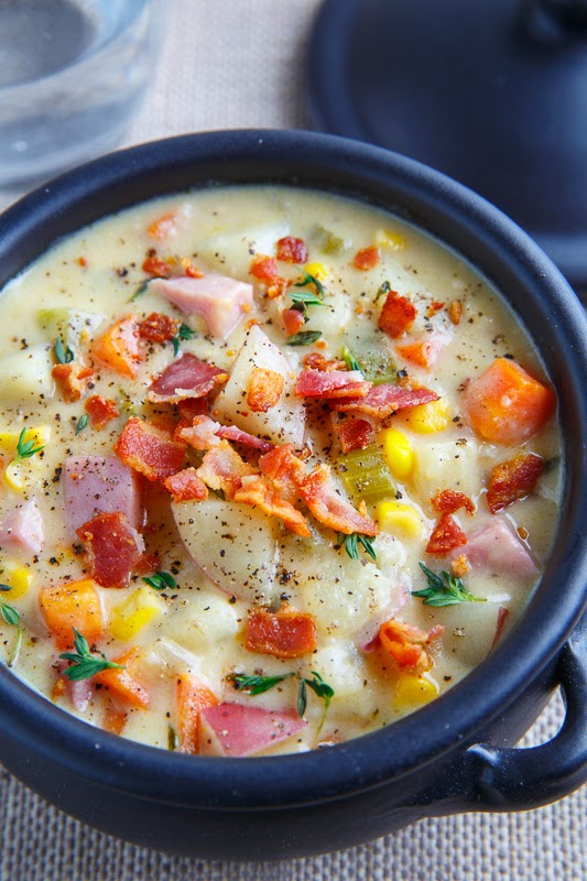 Ham and Potato Corn Chowder