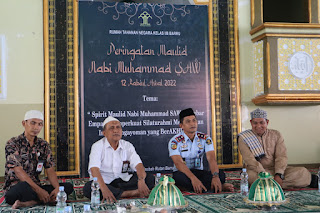 Saat Acara Peringatan Maulid Nabi Muhammad, Karutan Kelas IIB Barru Dalam Sambutannya Sampaikan ini