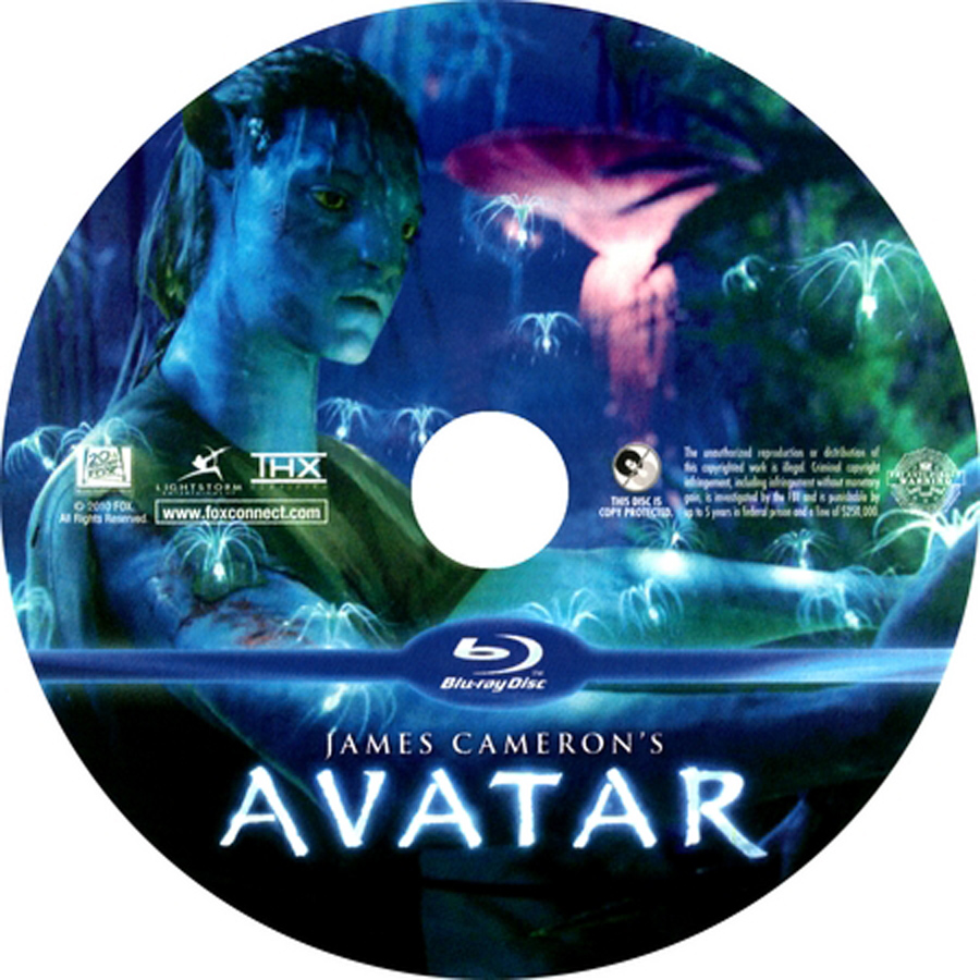 Avatar Movie Dvd Label