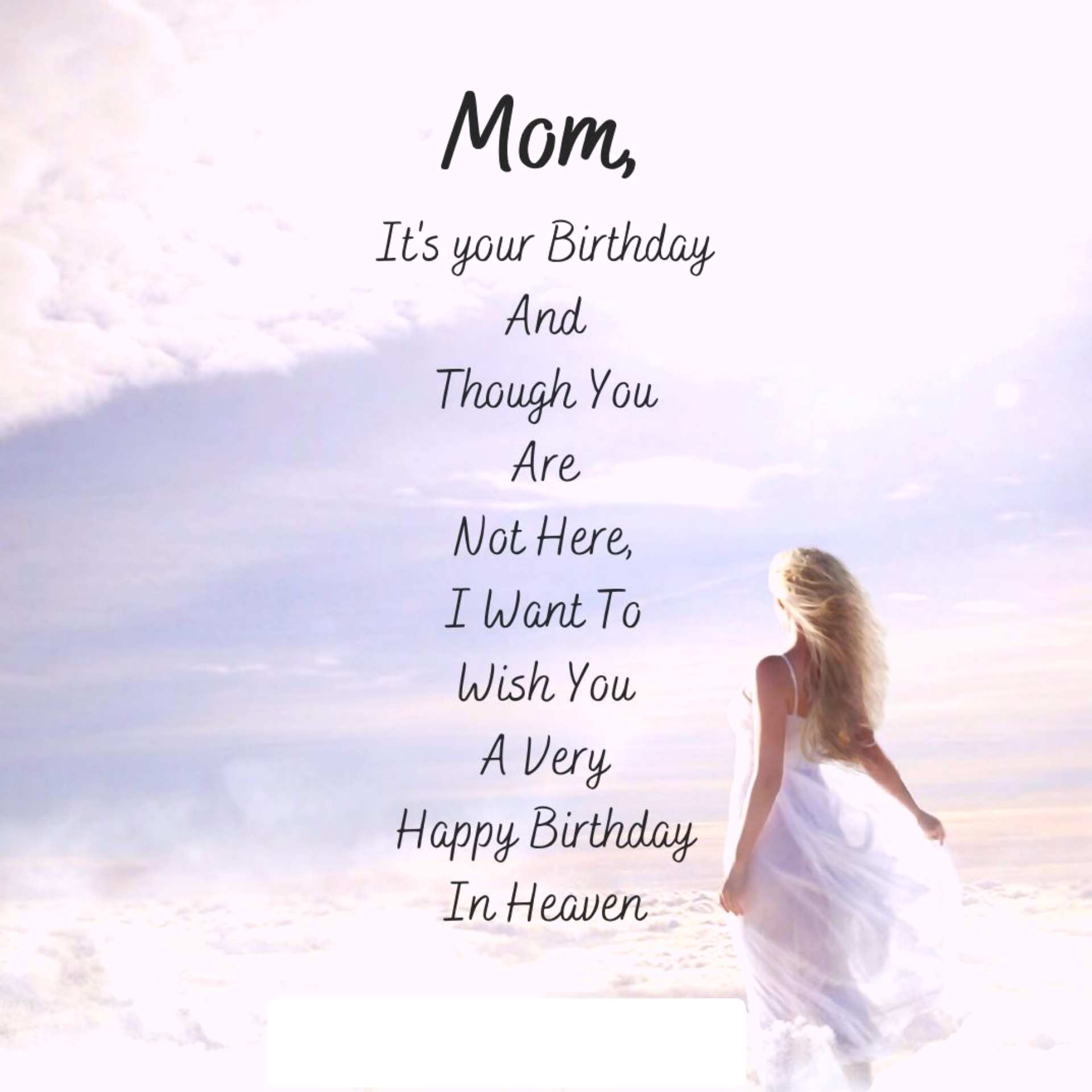 20 Happy Birthday in Heaven Mom ideas ! Heavenly Birthday Wishes