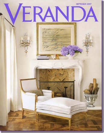 veranda cover with hydrangea