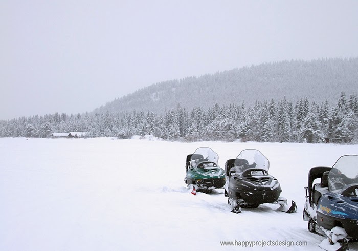 Laponia: motos de nieve