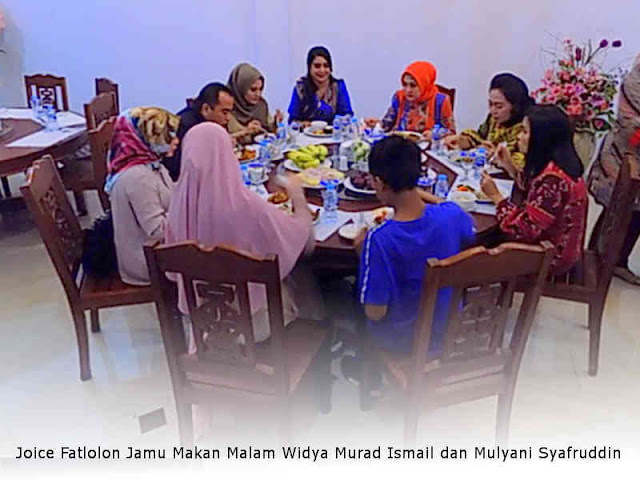 Joice Fatlolon Jamu Makan Malam Widya Murad Ismail dan Mulyani Syafruddin 