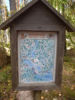 Ketunlenkki map at Repovesi National Park