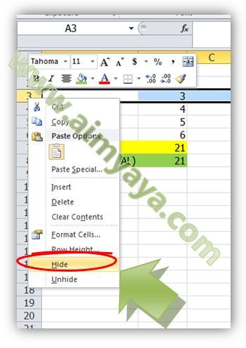 Penjumlahan hanya pada sel yang tampil saja Ahli Matematika Cara Menjumlahkan Nilai Sel Yang Tampil Saja di Excel 2010