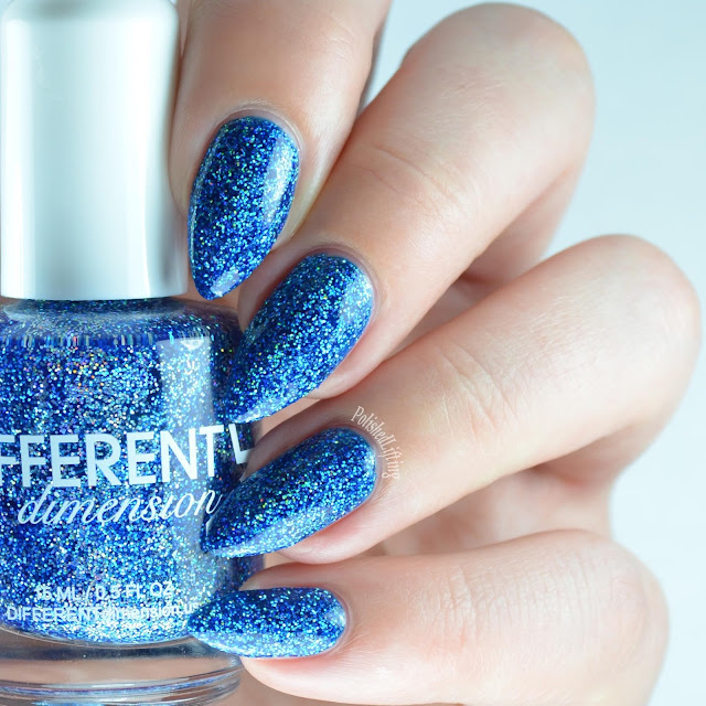 blue holo nail polish