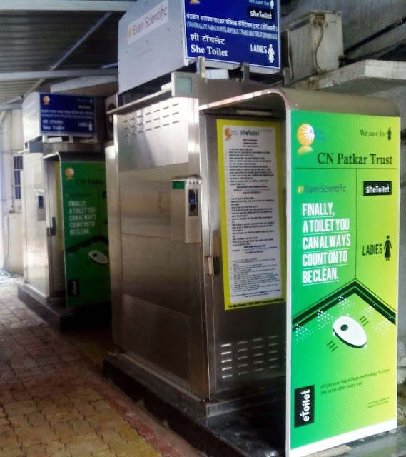 Private trust installs e-toilets for women in Dombivali