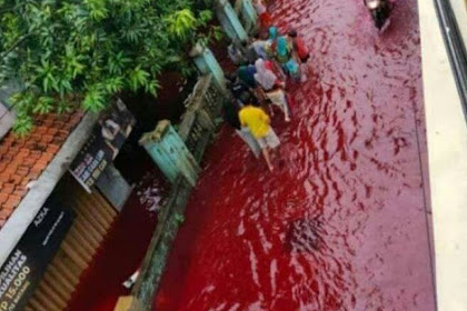 Ini Dia Asal Usul Banjir Pekalongan Berwarna Merah