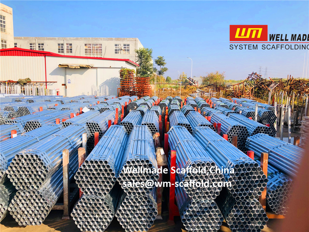 Galvanized Scaffolding Pipe In Container Loading - Wellmade China