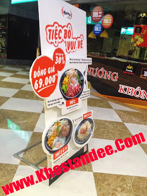 Bán Kệ Standee chấn sắt 3D giá rẻ