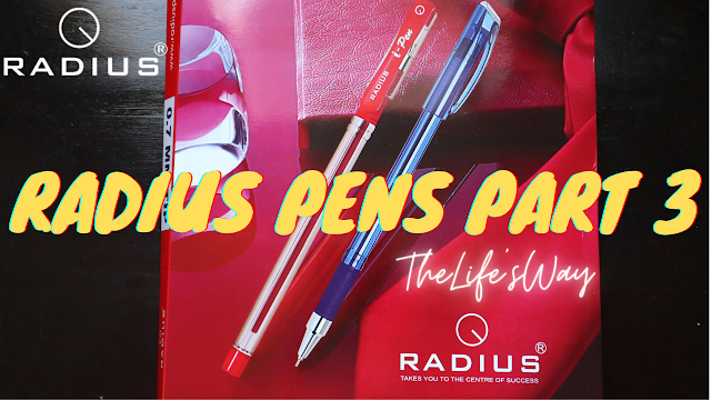 Stationery Review 26: Radius Pens Full Range of Pens - Part 3