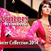 Smart Winter Dresses 2014-2015 By Rujhan Fabrics | Party Wear New Year Arrivals By Rujhan Fabrics