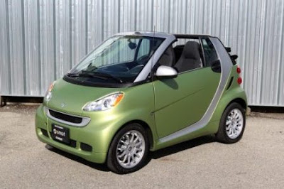 2011 Smart ForTwo Passion Cabriolet green color