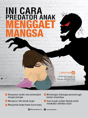 Waspada Predator Anak Beraksi di Internet