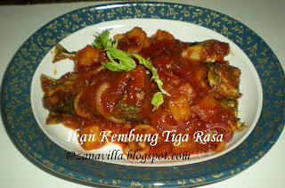 Resepi Ikan Kembung Tiga Rasa Ala Thai - Contohkan u
