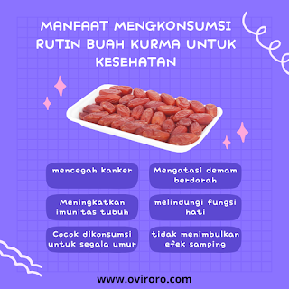 Kurma untuk kesehatan