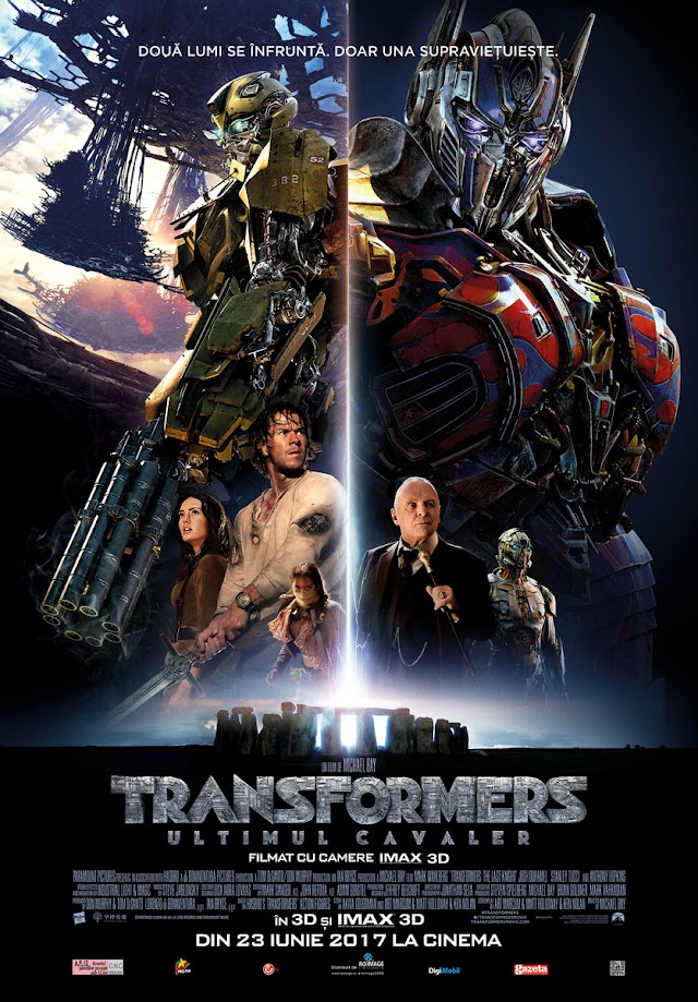 Transformers 5: Ultimul cavaler (Film acțiune sf 2017) Transformers 5: The Last Knight Trailer și detalii