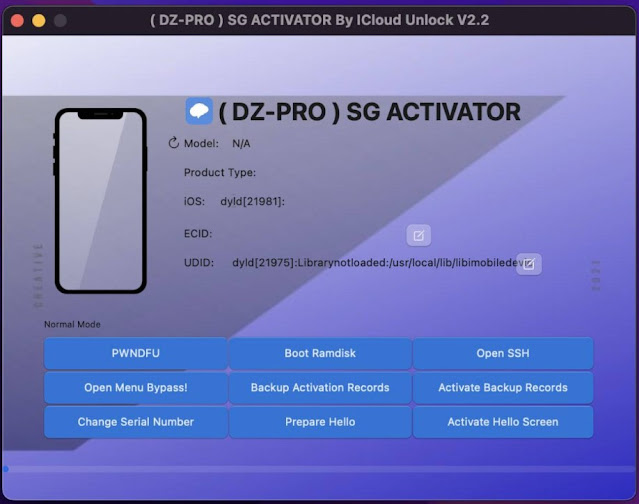 ( DZ-PRO ) SG Activator By Icloud Unlock V2.2 Latest Free Download [ Mac / Windows ]