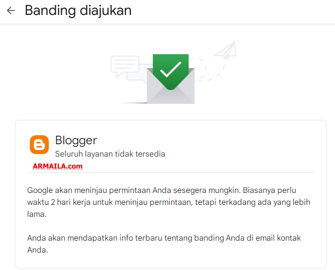 Blogger:Seluruh layanan tidak tersedia