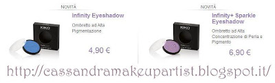 KIKO - Infinity Eyeshadow + sparkle Palette Personalizzabili - prezzi - recensione - review - clics system - price - depottare