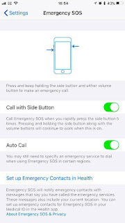 How do I set up emergency SOS on my iPhone?