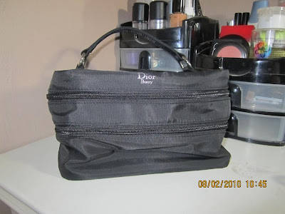 Dior Travel Makeup Bag $15. Excellent condition. Conair 1½" Curling Iron $12