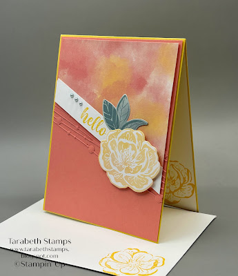 Stampin' Up Hello Irresistible Hello Card by Tarabeth Stamps