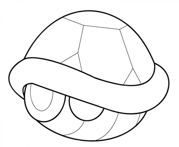 Mario Kart Turtle Shell Coloring Page Boys Coloring Pages Video Games Coloring  Pages Mario Coloring Pages Free Online Coloring Pages And Printable 