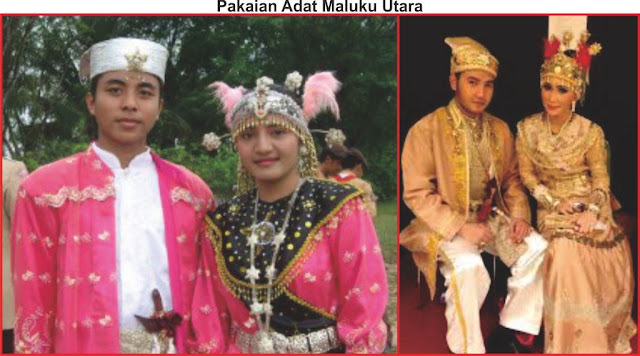 gambar baju adat maluku utara