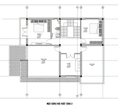 Biệt thự mini 2 tầng 80m2 đẹp - Tầng 2