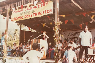 Angela Davis Speaking at International Woman's Day March 1982