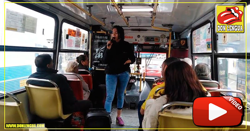 Talento escapa de Venezuela para cantar en los buses del Perú