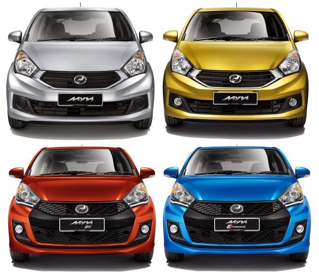 Perodua Axia Myvi ALza: Perodua Myvi