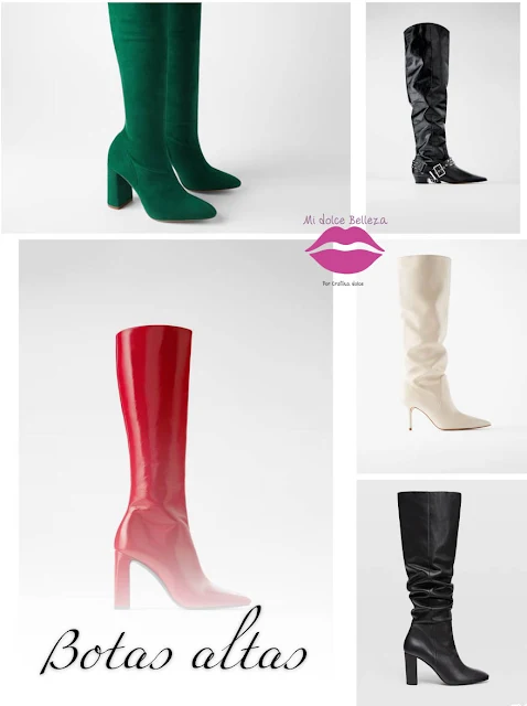 collage botas altas