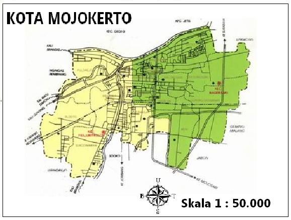 PROFIL KOTA  MOJOKERTO  GEOGRAFI REGIONAL INDONESIA