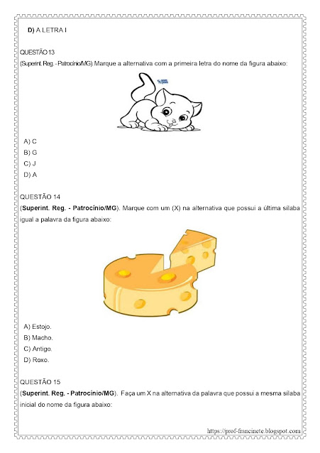 SIMULADO DE PORTUGUÊS – 2º E 3º ANO ALINHADO AO D1 – PARTE II