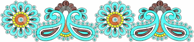 Zari toue Weave Kant Border