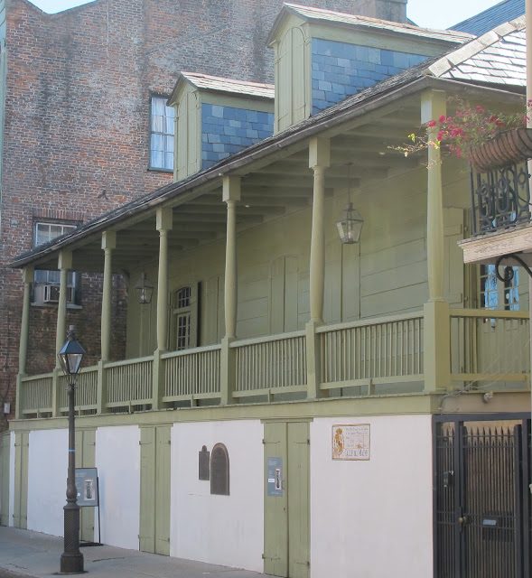 The 18th century Creole cottage known as Madame John's Legacy in New Orleans