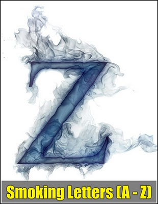 Airbrush_Letters_Z_with_Smoke_Design