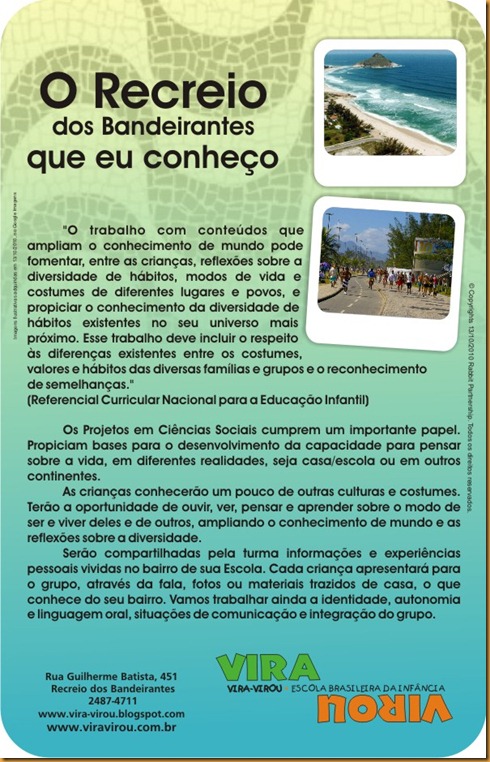 Web O recreio que eu conheço Inf 3