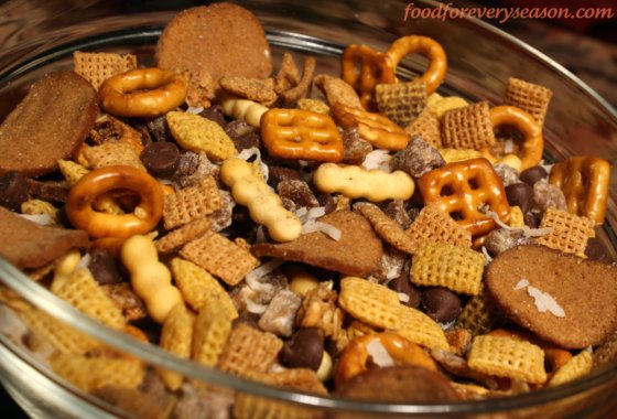 Sweet and Salty Chex Mix Snack