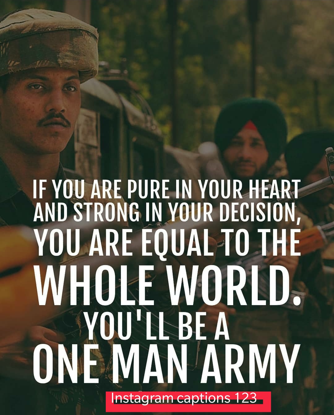 Only For Army Indian Army Quotes Best Army Shayari In Hindi And English Instagram Captions 123 Captions Quotes Status