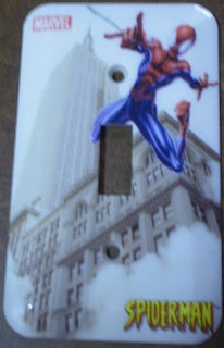 Spider-Man switch plate